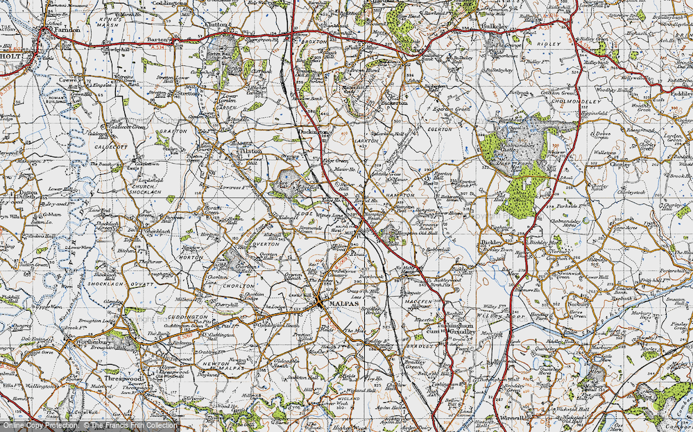Old Map of Hampton Heath, 1947 in 1947