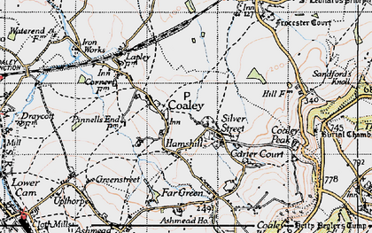 Old map of Hamshill in 1946