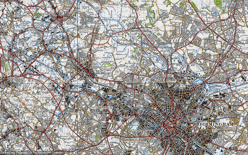 Old Map of Handsworth, 1946 in 1946
