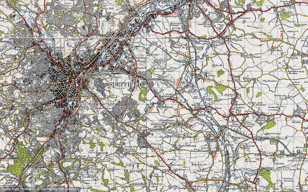 Old Map of Handsworth, 1947 in 1947