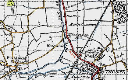 Old map of Elms, The in 1947