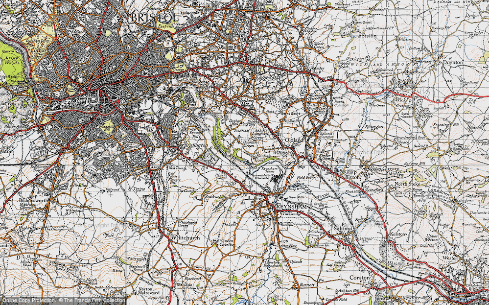 Old Map of Hanham Green, 1946 in 1946