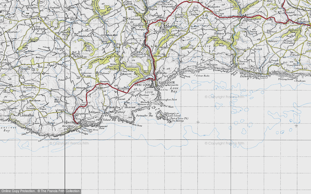 Old Map of Hannafore, 1946 in 1946