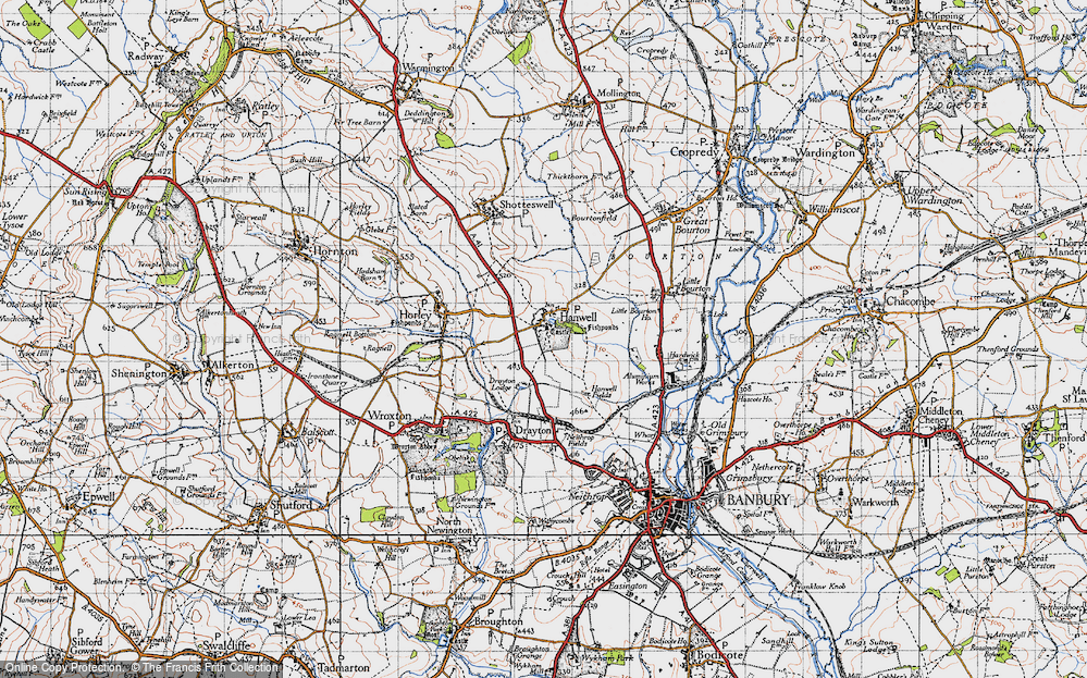 Old Map of Hanwell, 1946 in 1946