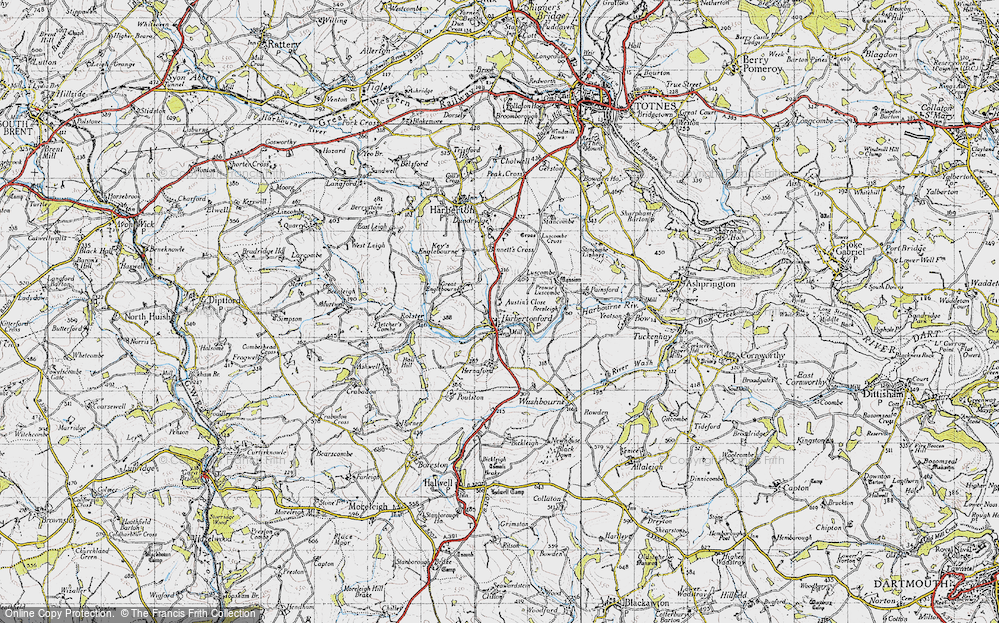 Old Map of Harbertonford, 1946 in 1946