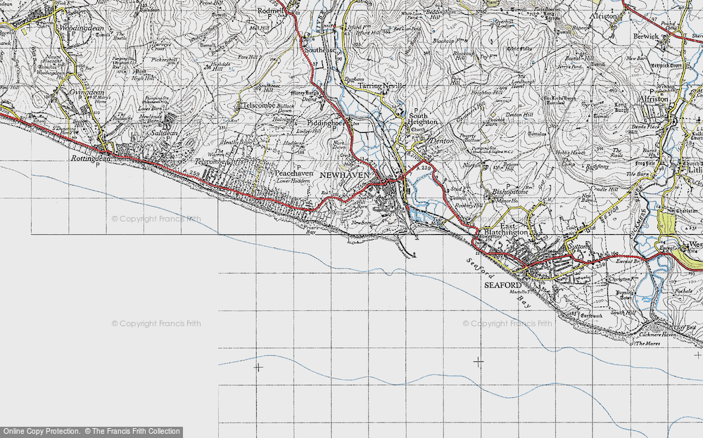 Old Map of Harbour Heights, 1940 in 1940