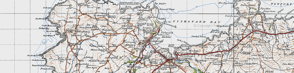 Old map of Harbour Village in 1947