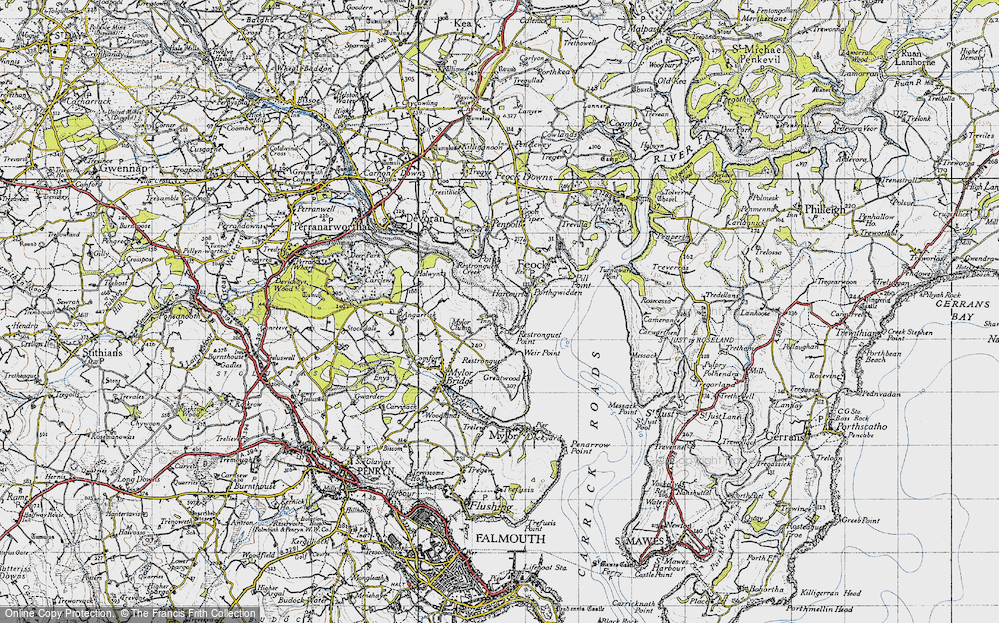 Old Map of Harcourt, 1946 in 1946