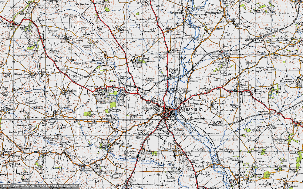 Old Map of Hardwick, 1946 in 1946