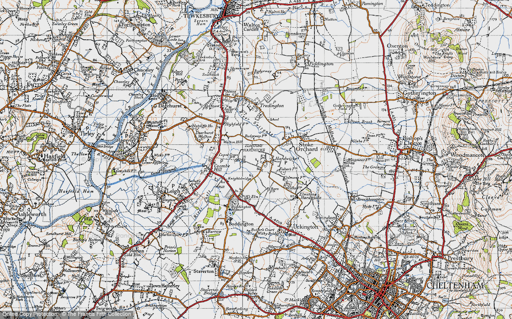 Old Map of Hardwicke, 1946 in 1946