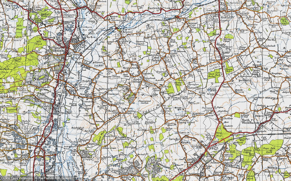 Old Map of Harknett's Gate, 1946 in 1946