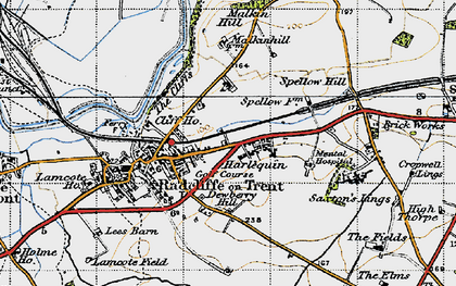 Old map of Harlequin in 1946