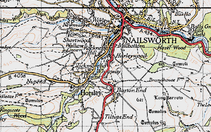 Old map of Harleywood in 1946