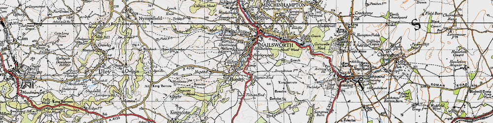 Old map of Harleywood in 1946
