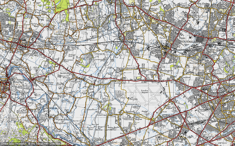 Old Maps of Harmondsworth, Greater London - Francis Frith