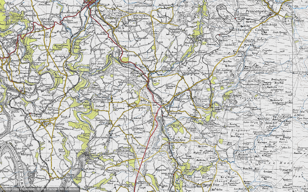 Old Map of Harrowbeer, 1946 in 1946