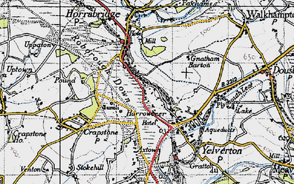 Old map of Harrowbeer in 1946