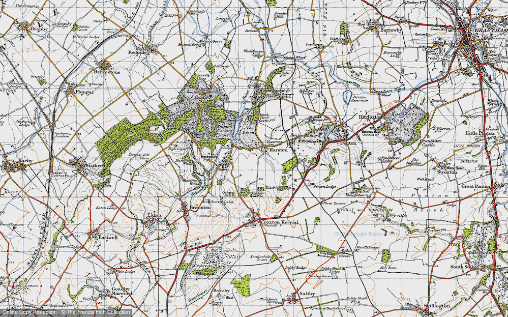 Old Map of Harston, 1946 in 1946