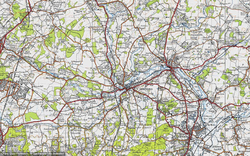 Old Map of Hartham, 1946 in 1946