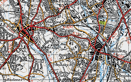 Old map of Hartshill in 1946