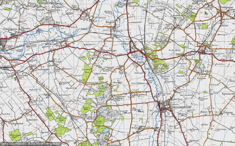 Old Map of Hatch, 1946 in 1946