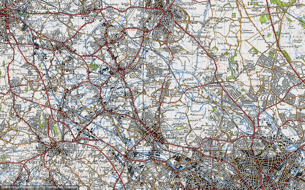 Old Map of Hateley Heath, 1946 in 1946