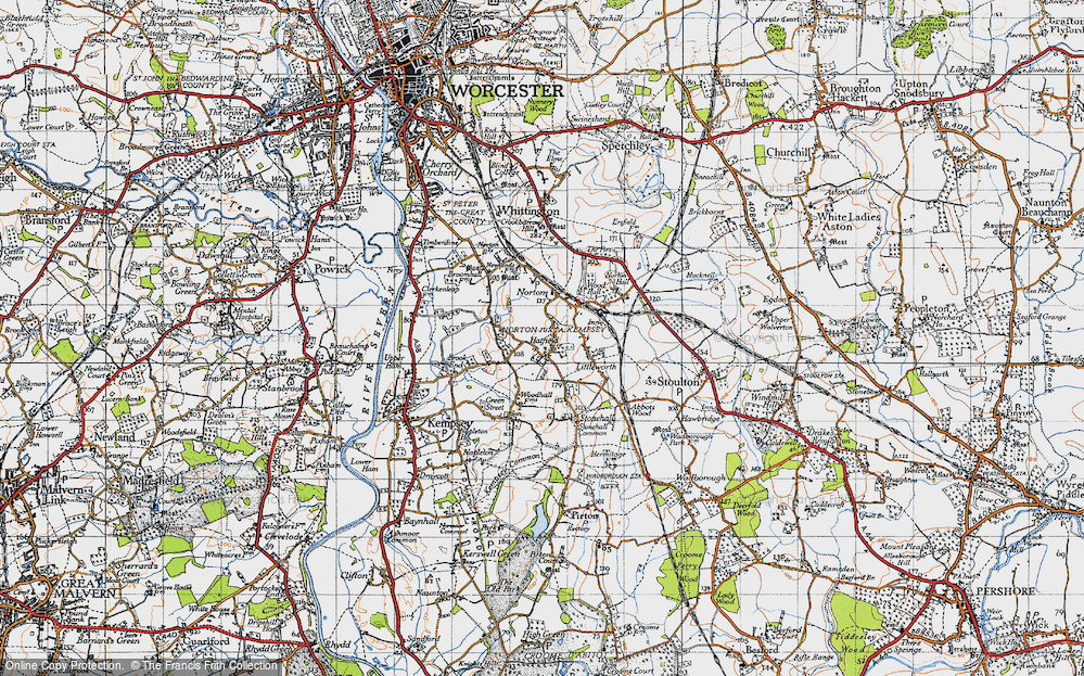 Old Map of Hatfield, 1947 in 1947
