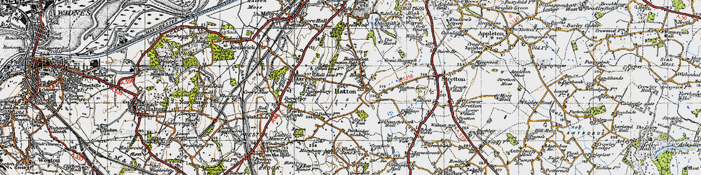 Old map of Morphany Hall in 1947