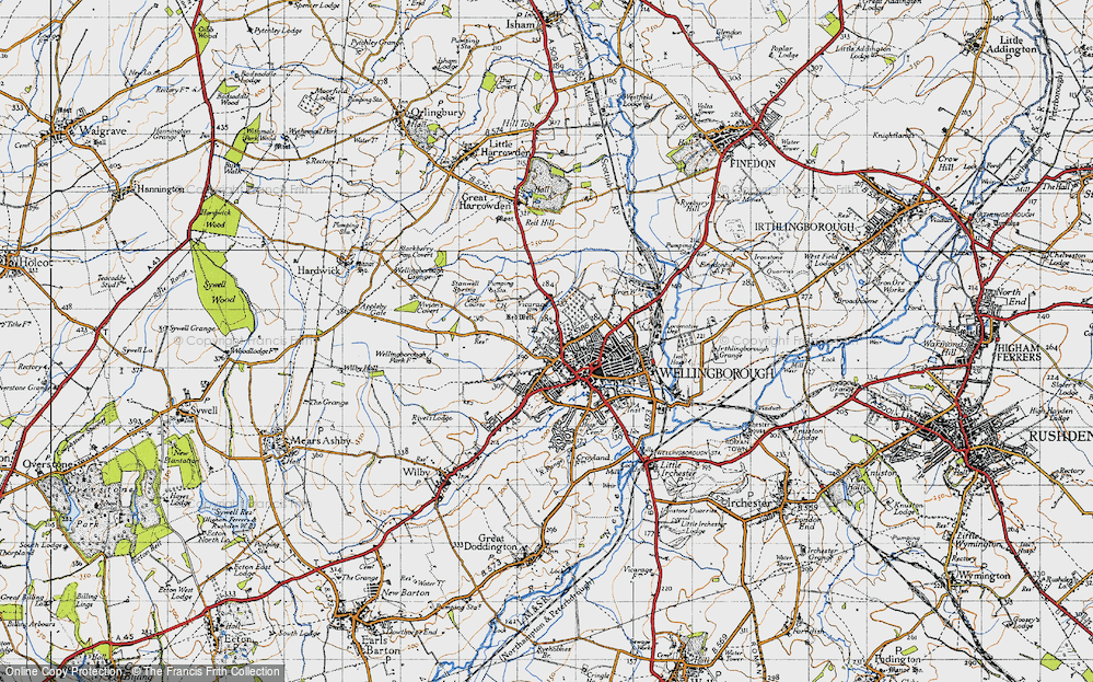 Old Map of Hatton Park, 1946 in 1946