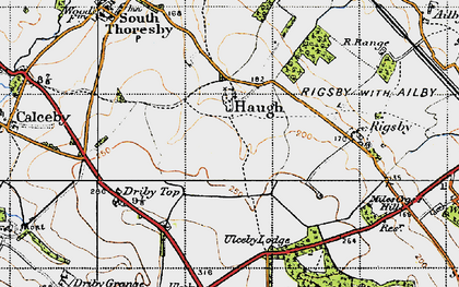 Old map of Haugh in 1946