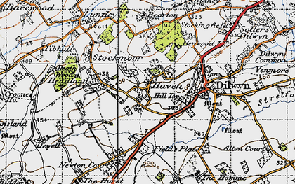 Old map of Haven in 1947