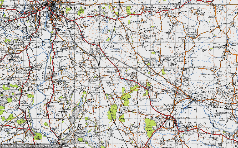 Old Map of Hawbridge, 1946 in 1946