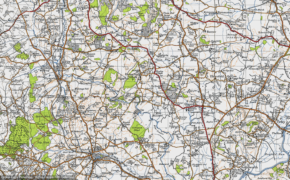 Old Map of Hawcross, 1947 in 1947