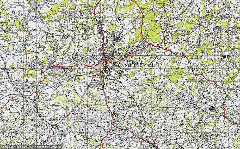 Old Map of Hawkenbury, 1946 in 1946