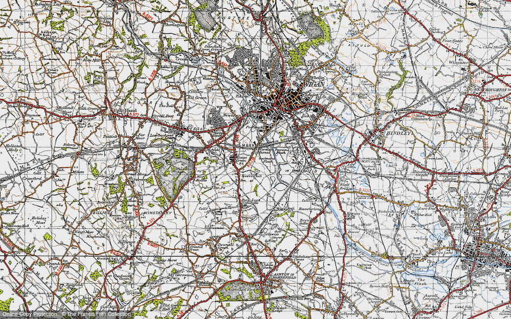 Old Map of Hawkley, 1947 in 1947