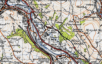 Old map of Hawthorn in 1947