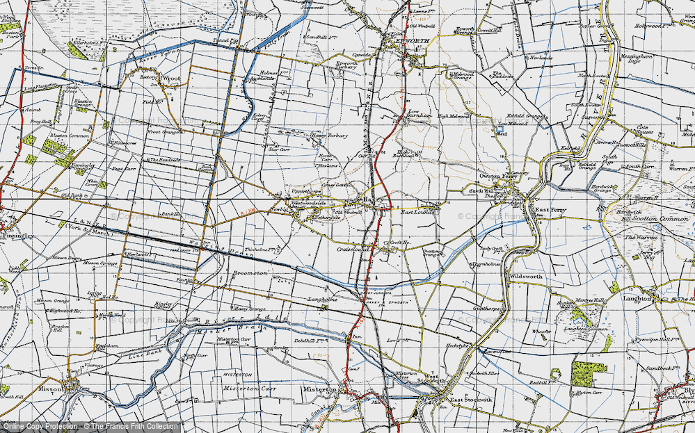 Old Map of Haxey, 1947 in 1947
