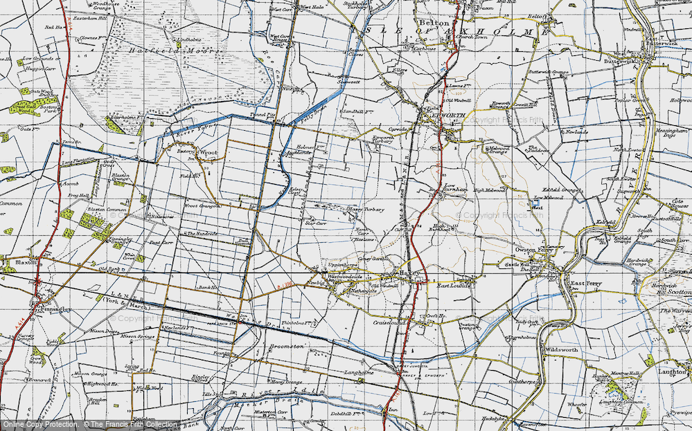 Old Map of Haxey Carr, 1947 in 1947