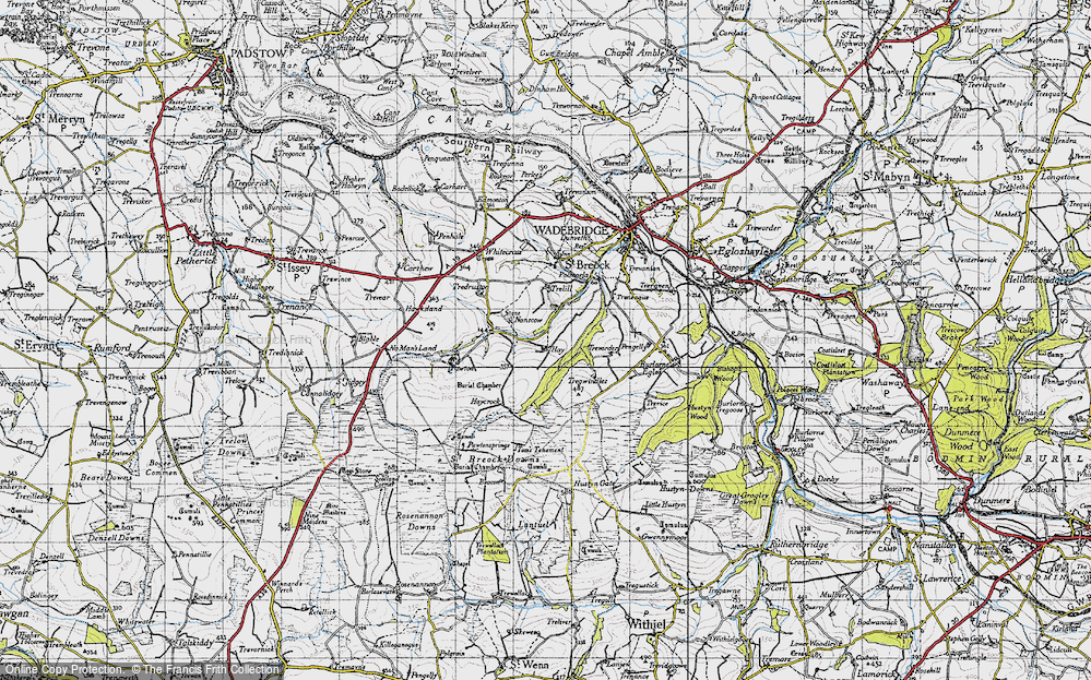 Old Map of Hay, 1946 in 1946