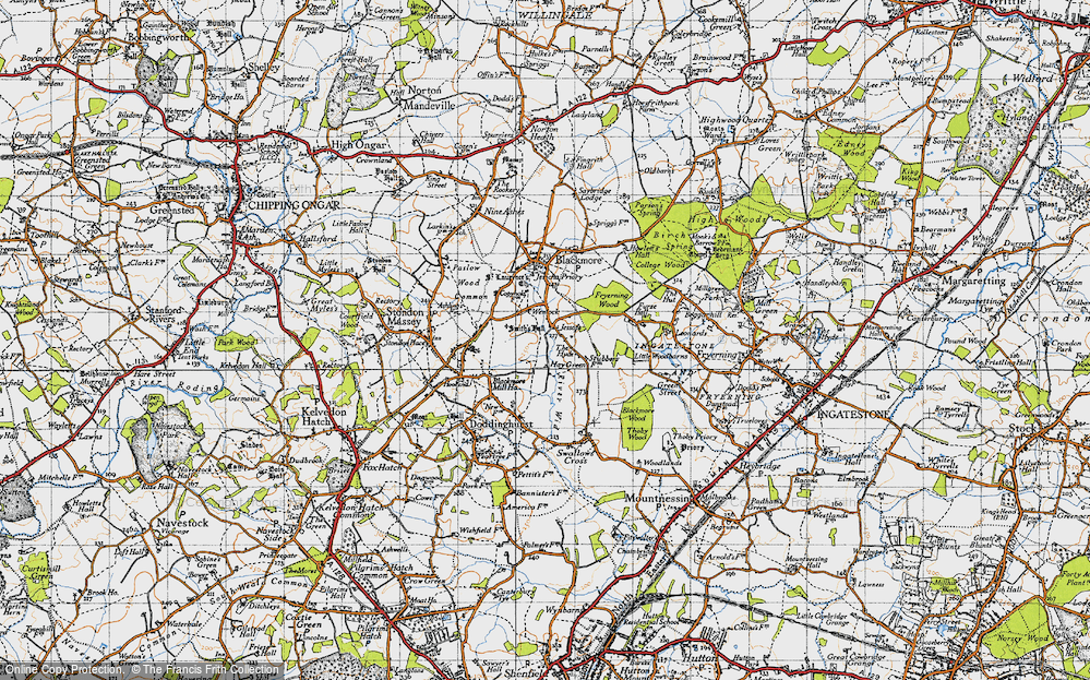 Old Map of Hay Green, 1946 in 1946