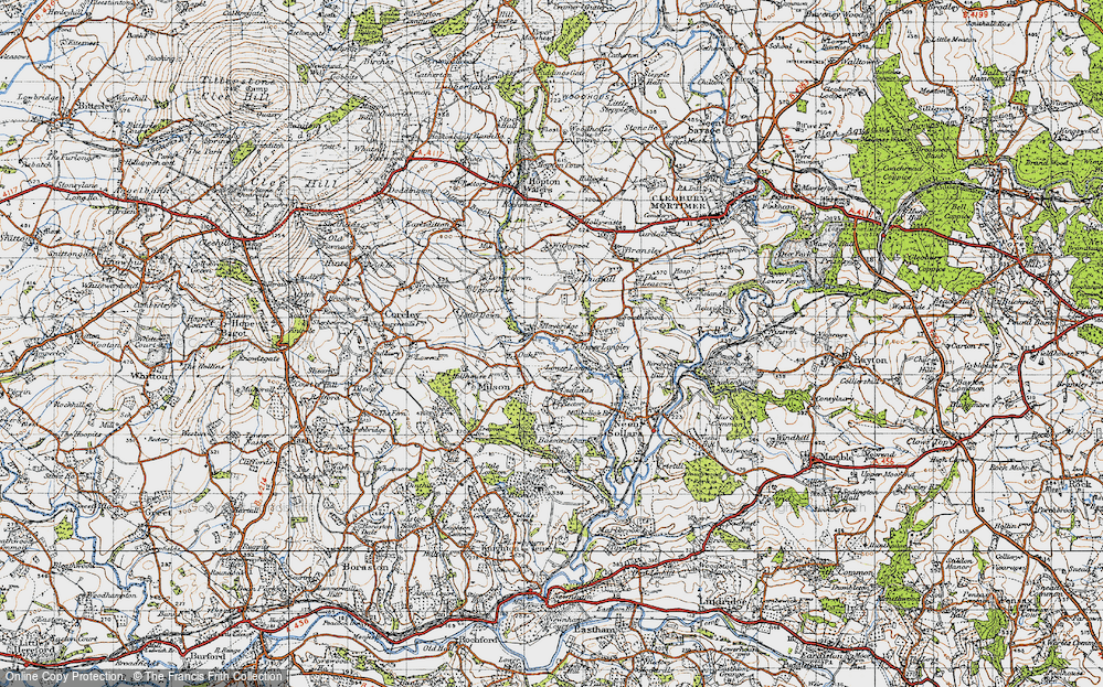 Old Map of Haybridge, 1947 in 1947