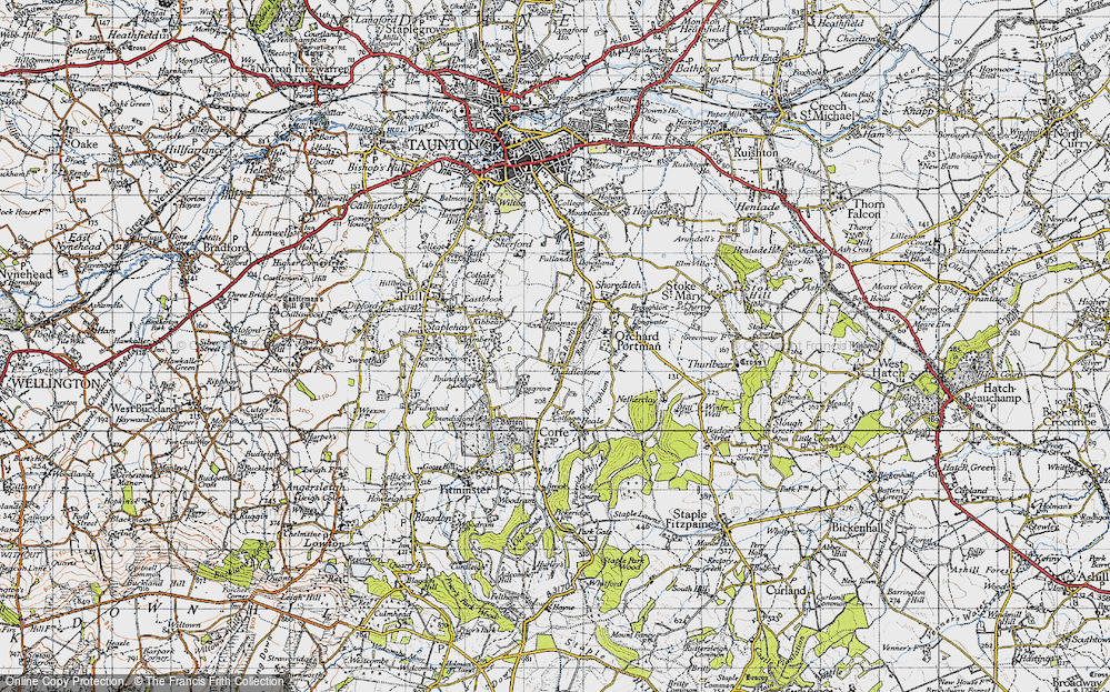 Old Map of Haygrass, 1946 in 1946