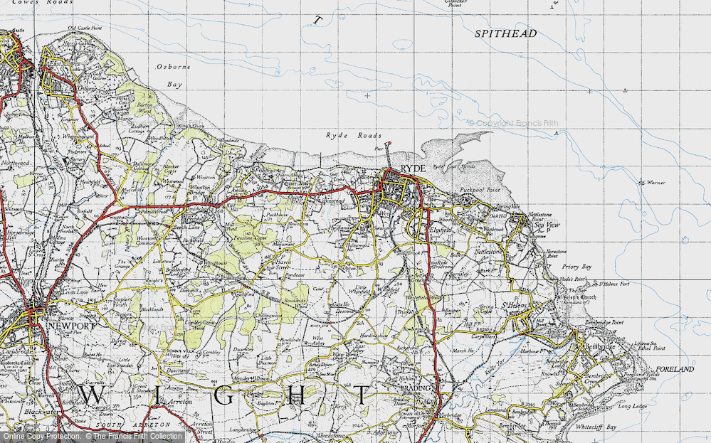 Old Map of Haylands, 1945 in 1945