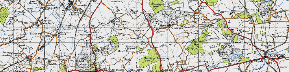 Old map of Lark Hill in 1946