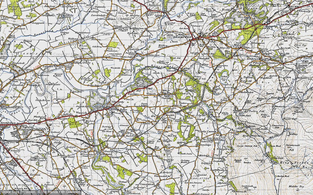 Old Map of Hayton, 1947 in 1947