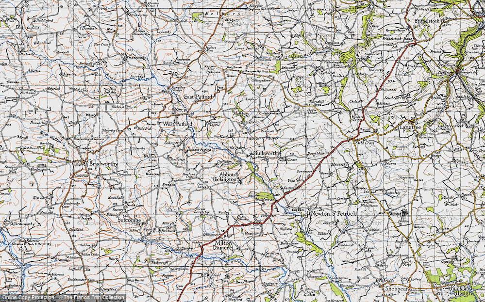 Old Map of Haytown, 1946 in 1946