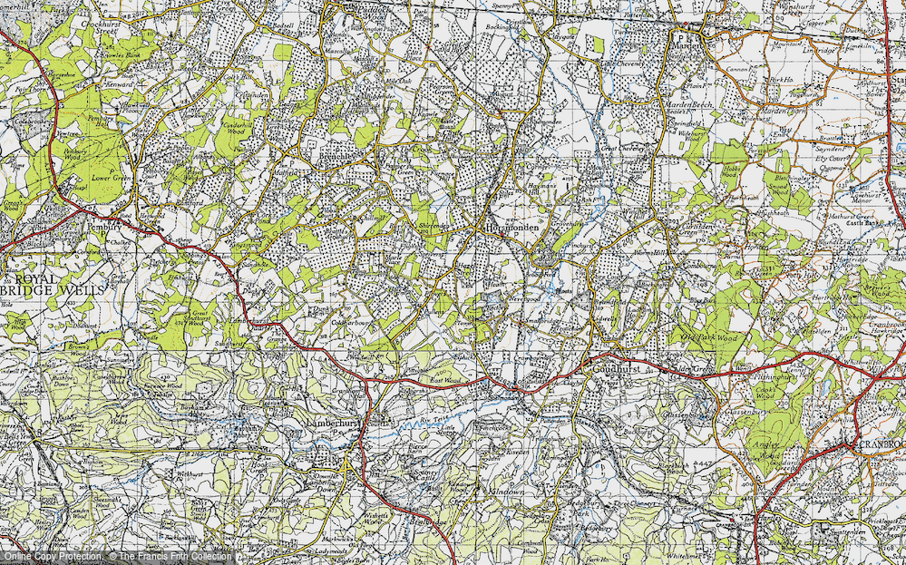 Old Map of Hazel Street, 1940 in 1940