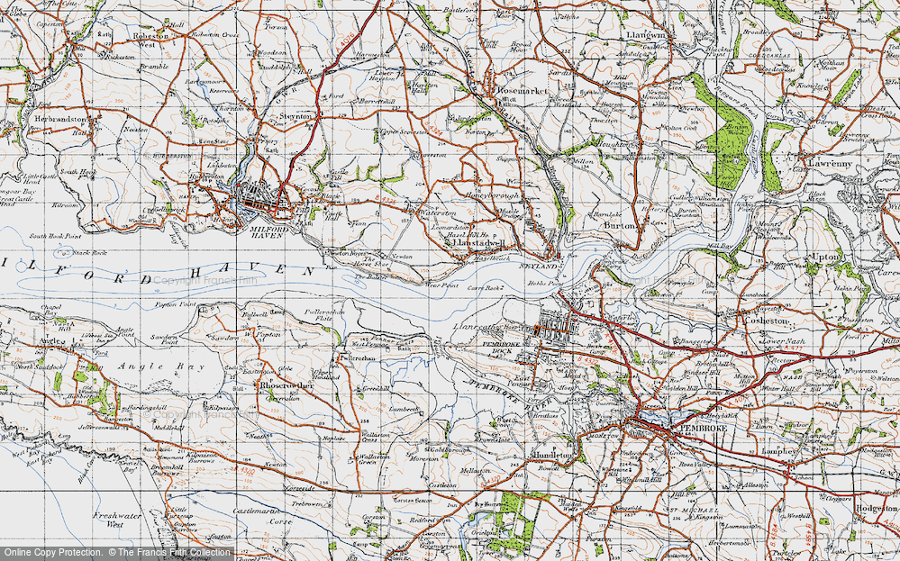 Old Map of Hazelbeach, 1946 in 1946