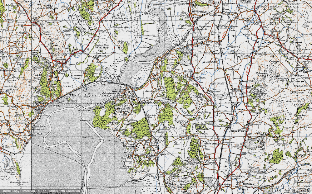 Old Map of Hazelslack, 1947 in 1947