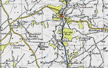 Old map of Aveton in 1946